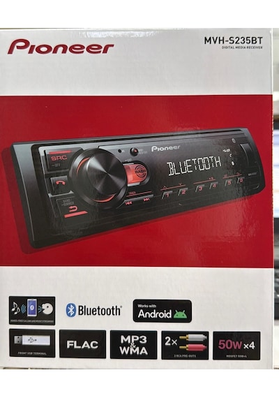 Pioneer Mvh-s235bt Usb Bluetoooth Oto Teyp