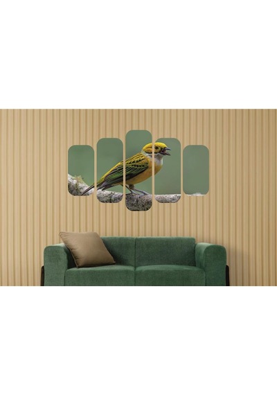 Md64 5 Parça Uv Basklı Tablo