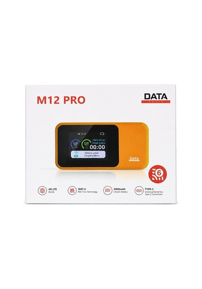 Dataforce 4g Modem-wifi 6 M12 Pro Router Taşınabilir
