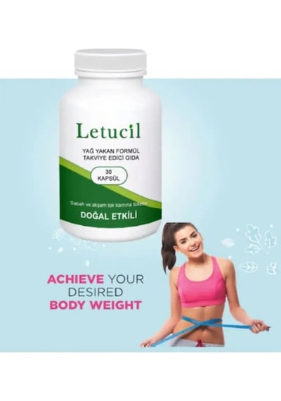 Letucil Dstklyci Ürün 30 Lu Yeşil Çay Ve Biberiyeli G.ç Desteği X 2 Adet