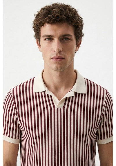Loft Lf2038533 Erkek Polo Yaka T-shirt Red Wıne