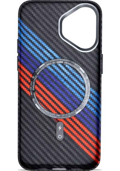 Carbonaır Magforge Elite Apex Velocity Apple Uyumlu iPhone 17 Magsafe Karbon Kılıf Apex Velocity