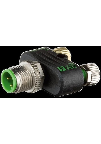T Coupler M12 Male / M8 Female -7000-41201-0000000
