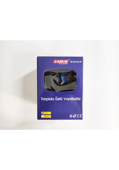 Carup 12V Araç Içi Torpido Üstü Tek Fanlı Oto Vantilatör