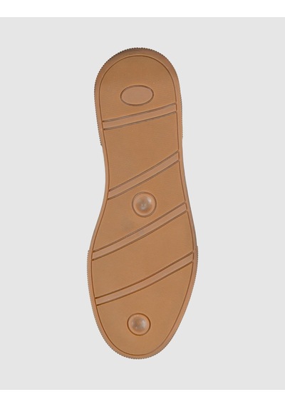 Cabani Hakiki Deri Taba Süet Görünümlü Bağcıklı Erkek Sneaker Ayakkabı Kahverengi