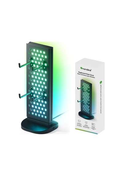Nanoleaf Rgb Işıklı Masaüstü Stand, 2xusb-c Ve 1xusb-a Girişli