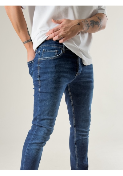 Cocopelli Slim Fit Mavi Erkek Kot Pantolon Coc2717 Mavi