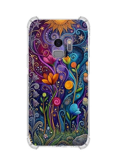 Printify Samsung Galaxy S9 İle Uyumlu Düşlerin Dansı Serisi Rüyalar Ötesi Tasarımlı Uv Baskılı Köşe Korumalı Antişok Kılıf Şeffaf