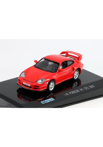 1:43 Ölçek Atlas 2000 Porsche 996 Gt2 Diecast Metal Minyatür Model Araba 10cm