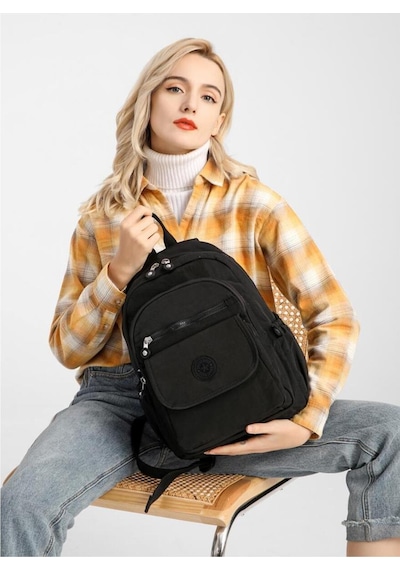 Orta Boy Kadın Sırt Çantası Smart Bags Krinkıl Kumaş 1187 Selva