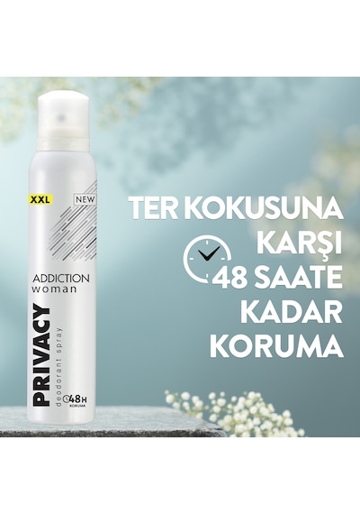 Privacy Addiction Woman Kadın Alüminyumsuz Vegan Deodorant 4x200 Ml