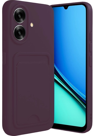 Realme Note 60 Kelvin Kartvizitli Silikon - Derin Mor