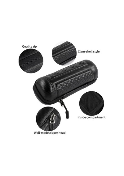 Willowhaven Bisiklet Alet Kavanozu, Sert Kabuklu Su Şişesi, Dağ Yolu Tamir Seti, Mat Siyah Su Şişesi Çantası Siyah