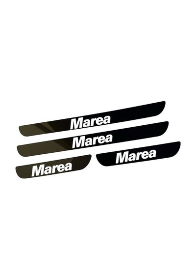 Marea Pleksi Kapı Eşiği Piano Black 4 Parça