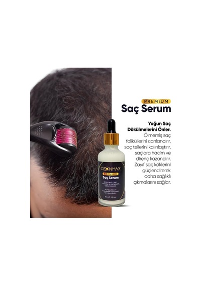 Premıum Saç Serum 50 Ml- Yoğun Dökülmelerini Minimuma İndirmeye Katkı Sağlar, Ölmemiş Saç Foliküllerini Canlan