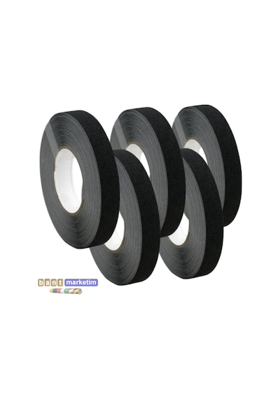 5 Adet Merdiven Ve Zemin Kaydırmaz Kaymaz Bant 25 Mm X25 Mt Tdrtr