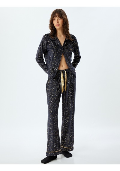 Koton Polar Pijama Altı Düz Bol Paça Parıltılı Yıldız Baskılı Lacivert 5wlk40192mk Lacivert Koton Polar Pijama Altı Düz Bol Paça Parıltılı Yıldız Baskılı Lacivert 5wlk40192mk Lacivert