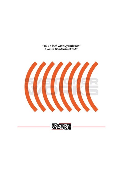 Motosiklet Jant Kaplama Yarım Yüksek Kaliteli Folyo 1 Paket 1 Motosiklet İçin 50113087
