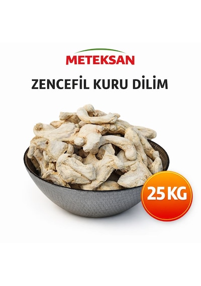 Meteksan Zencefil Tane 25 Kg