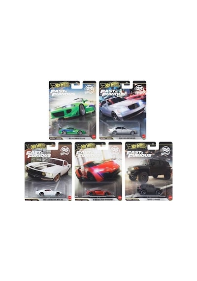 Hot Wheels Premium Fast & Furious 25.yıl Mercedes-benz 500 Sel Hnw46 Jhw67-la10 Çok Renkli