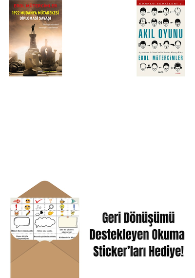 1922 Mudanya Mütarekesi Diplomasi Savaşı + Akıl Oyunu + Okuma Sticker'ları