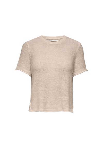 Only Onlsunny Bej Kadın T-shirt 15254282 Bej