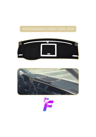 Volkswagen Caddy 2015-2021 Torpido Örtüsü Araca Özel Üretim Kolay Montaj Tam Uyum B79