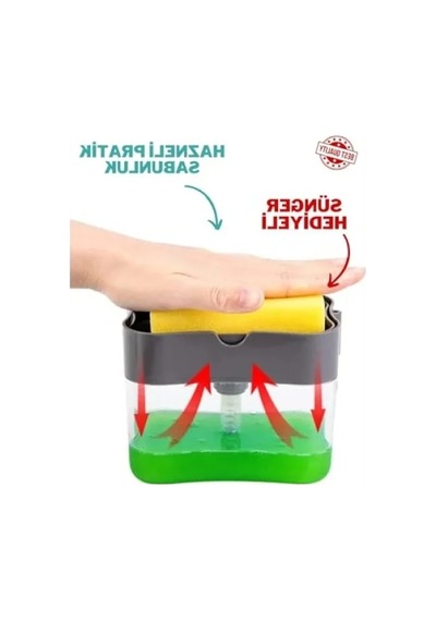Süngerli Sıvı Bulaşık Deterjan Dispanseri 12 Izgara