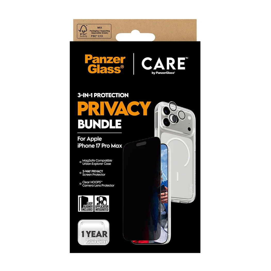 Panzerglass Apple Apple iPhone Uyumlu  17 Pro Max Urban Explorer Bundle 3 Ü 1 Arada Hayalet Set