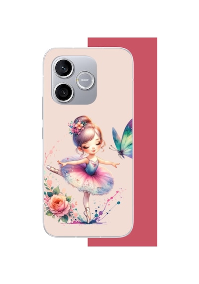 Honor 600 Lite Uyumlu Minik Balerin1 Uv Baskılı Silikon Kılıf Renkli