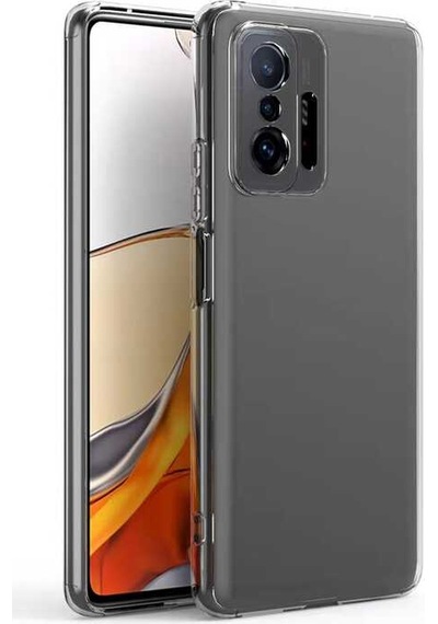 Rba Aksesuar Mi 11t Pro 5g Kılıf Rba Kamera Korumalı Süper Silikon Kapak - Renksiz Çok Renkli