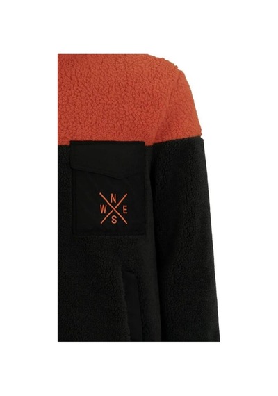 Luo Camp Rüzgar Geçirmez Erkek Peluş Polar 02 - Antrachıte / Or Çok Renkli