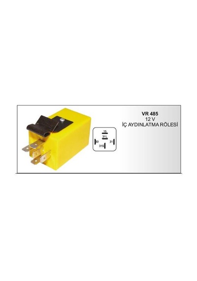 Tavan Lamba Geciktirme Röle Rolesi 12v Doğan Şahin Kartal Slx 85012356 Vr485 Vertex