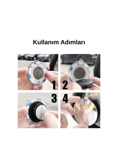 Siolanzi Çerçevesiz Ayarlanabilir Kör Nokta Aynası 2 Adet