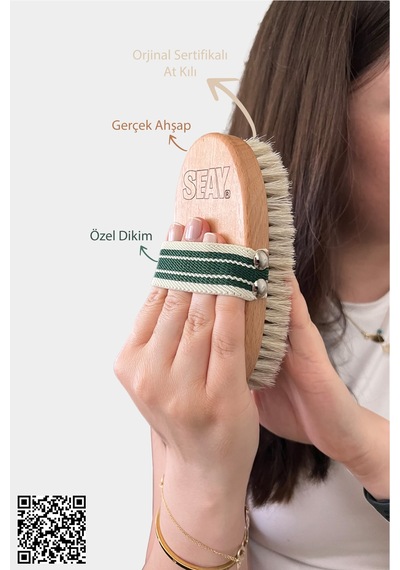 Seay Doğal At Kılı Selülit Fırçası