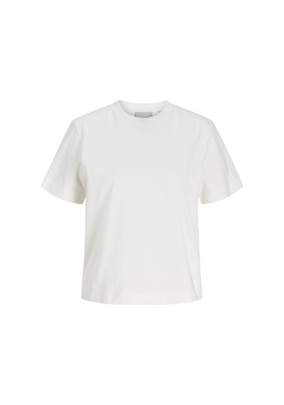 Jack & Jones Kadin Box Fit Bisiklet Yaka Tisört - Sophia - 12297887 Cloud Dancer