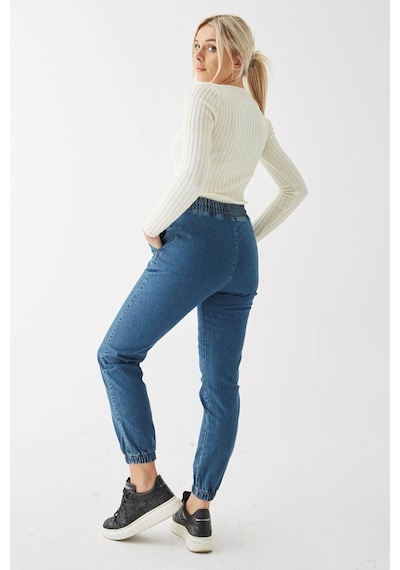 Only Fashion Friends Kadın Jean Pantolon 24k0800k1 Koyu Mavi