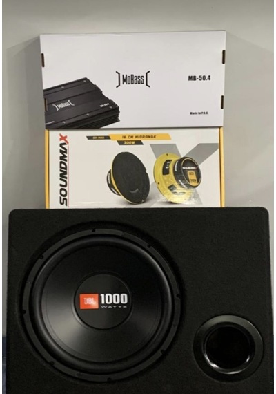 Jbl 30cm Bass Mobass Anfi 4kanallı 16cm Midrange Takım Set