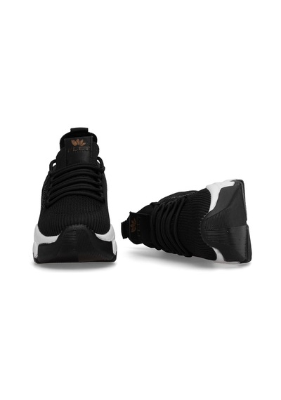Ayakkabı Fuarı Elit Ysflt343 Kadın Klasik Sneaker Siyah - Beyaz Siyah - Beyaz