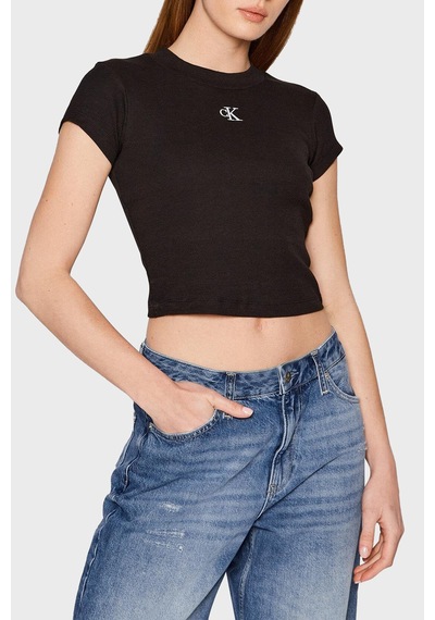 Calvin Klein Bayan T Shirt J20j218337 Beh Siyah Siyah