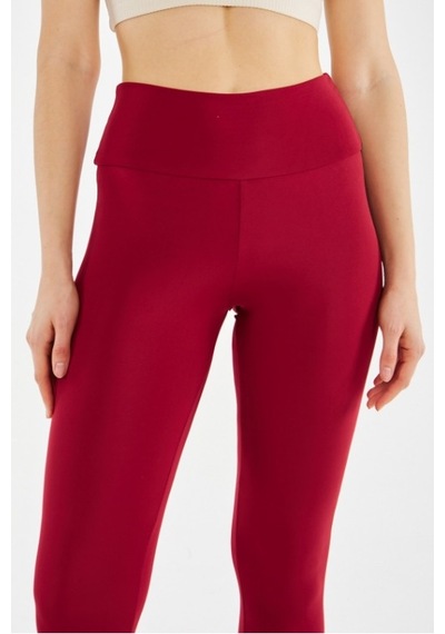 Vogsign Kadın Sporcu Tayt 4073 - Bordo - S Bordo