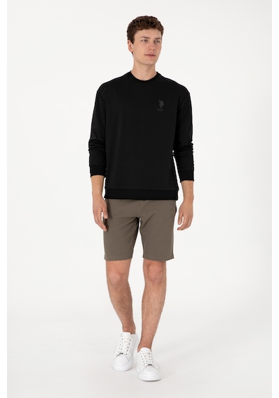 U.s. Polo Assn. Erkek Siyah Sweatshirt 50300048-vr046 Siyah