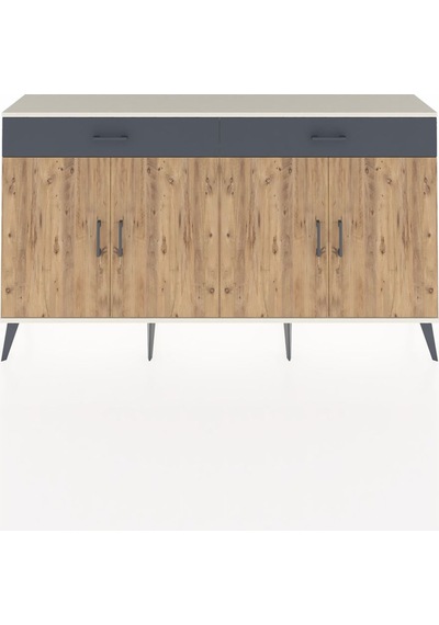 Arges Konsol 4 Raflı 2 Çekmeceli 4 Kapaklı 176x30x99 Aytaşı-çam/a Aytaşı-çam/antrasit Arges Konsol 4 Raflı 2 Çekmeceli 4 Kapaklı 176x30x99 Aytaşı-çam/a Aytaşı-çam/antrasit