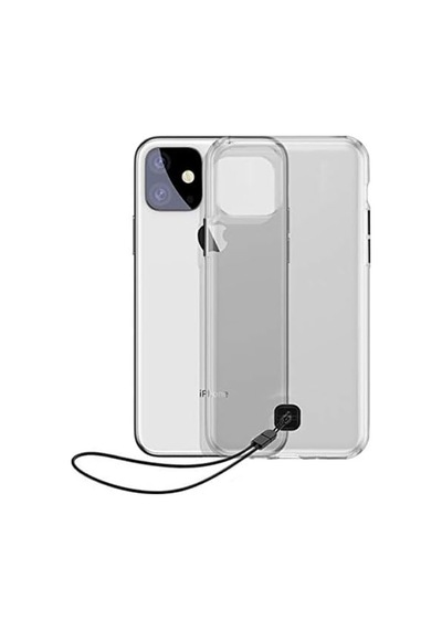 Transparent Key, 11 Pro Cep Telefonu Kılıfı, Şeffaf/ Füme