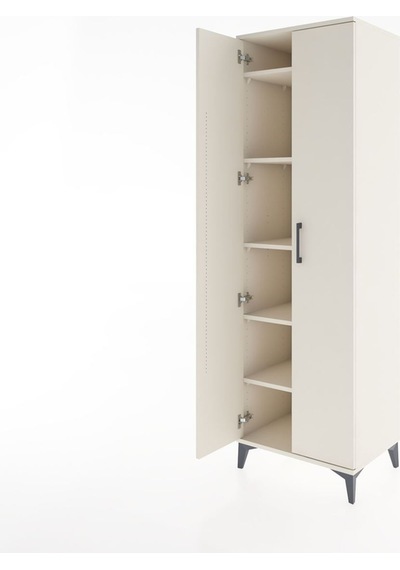 Hyperion Dolap 5 Raflı 2 Kapaklı 60x44x195 Aytaşı-aytaşı Aytaşı