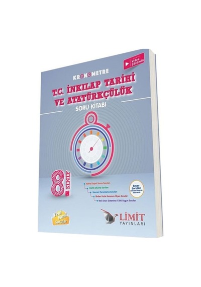 8 Sınıf Kronometre Tc Inkılap Tarihi Soru Kitabı Limit Yay