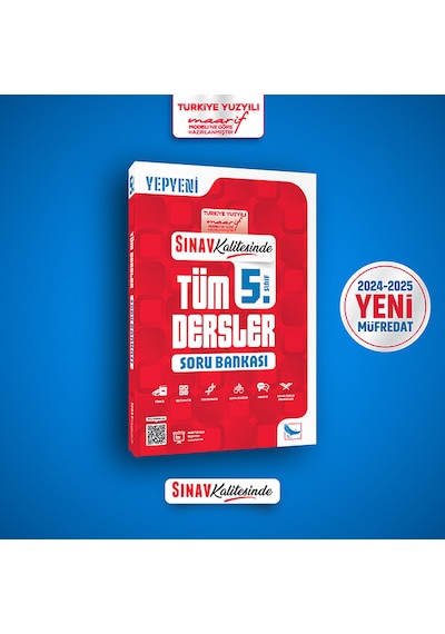 Sınav Kalitesinde 5. Sınıf Tüm Dersler Soru Banka