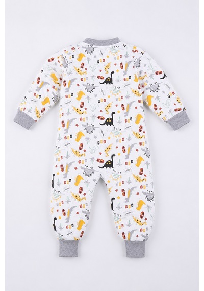 Babyhola 2.5 Tog Yorgan Gerektirmeyen Kalın Elyaf Dolgulu Çocuk Uyku Tulumu Pamuk Astarlı Unisex 6020 Siyah