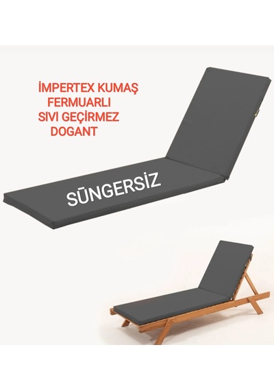 Dogant 1 Adet Şezlong Süngersiz Kılıf Sıvı Geçirmez 180 55 5 Cm