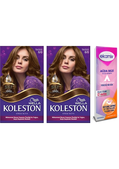 Koleston Krem Boya 6 - 0 Koyu Kumral 2 Adet